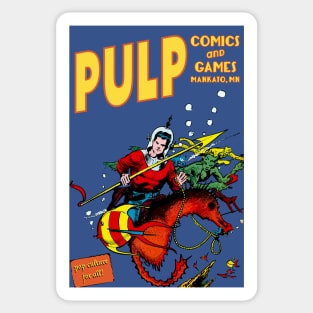 Pulp Seahorse Rider Sticker